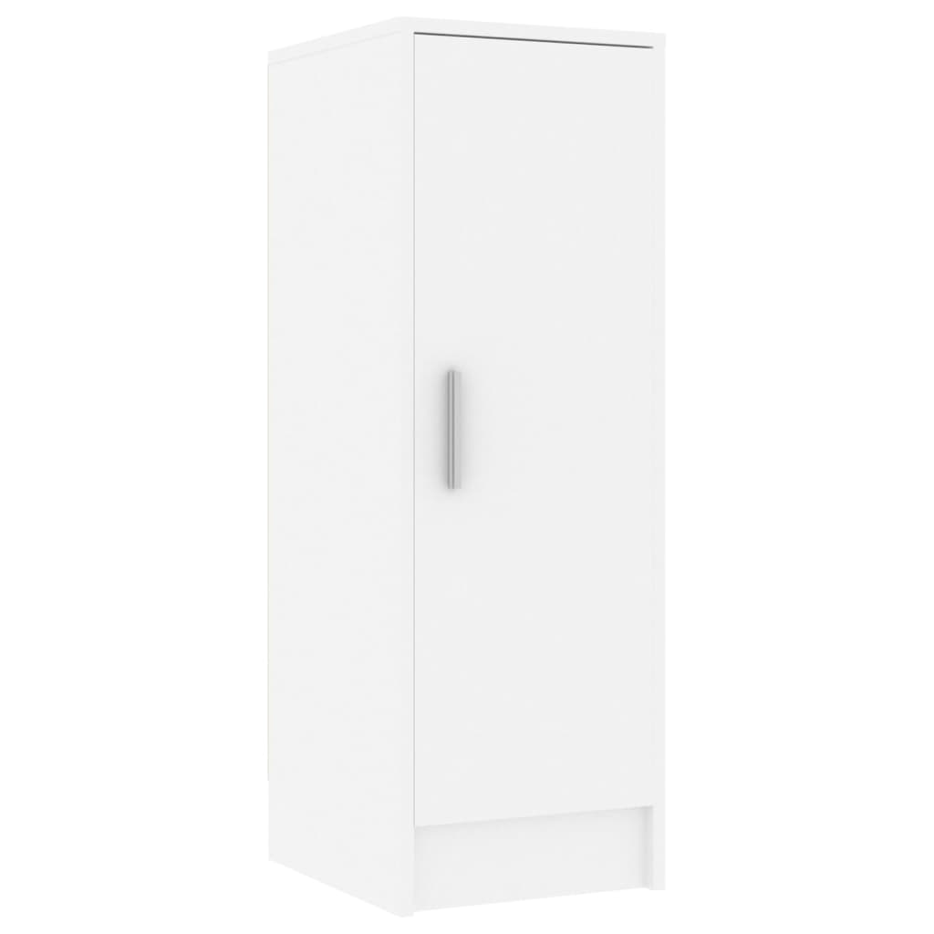 Shoe Cabinet White 32x35x92 cm Engineered Wood