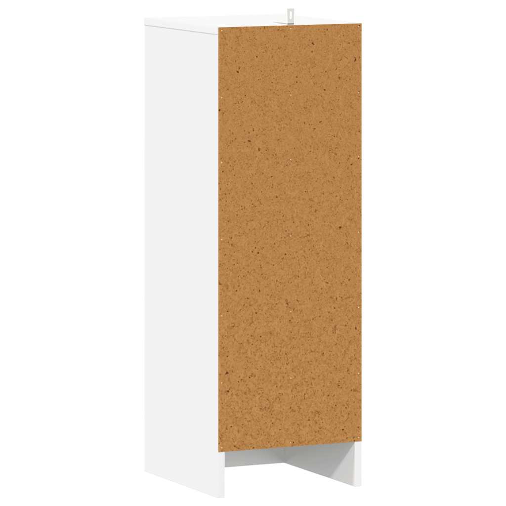 Shoe Cabinet White 32x35x92 cm Engineered Wood