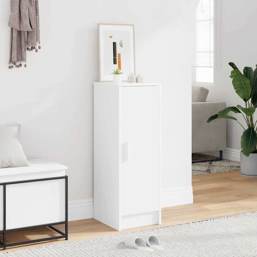 Shoe Cabinet White 32x35x92 cm Engineered Wood