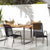 Garden Chairs 2 pcs Steel and Textilene Black