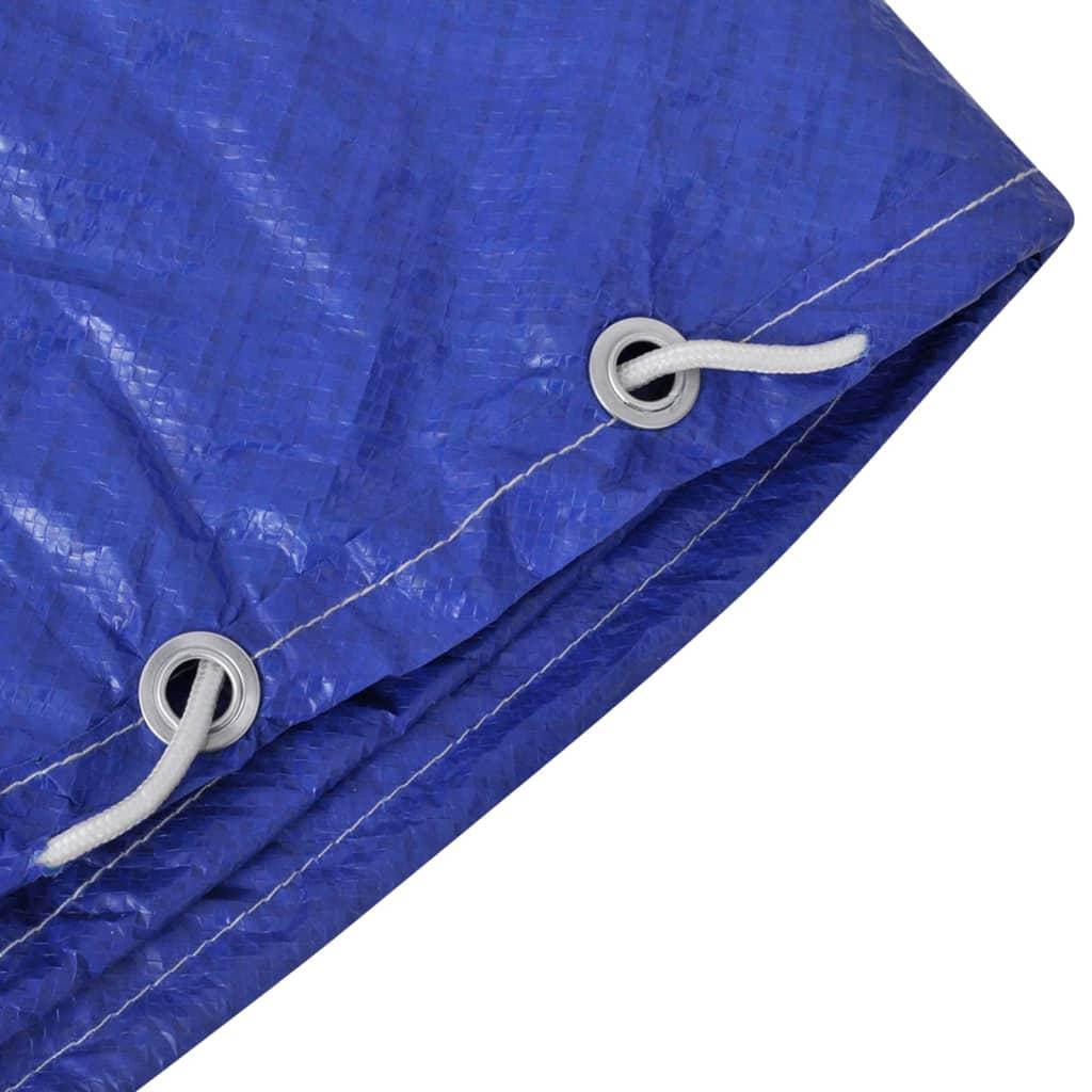 Pool Covers 2 pcs PE Round 460 cm 90 g/m²
