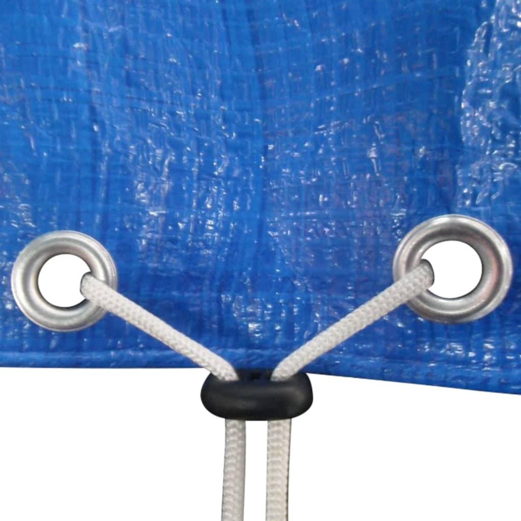 Pool Covers 2 pcs PE Round 460 cm 90 g/m²