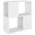 Book Cabinet White 60x24x63 cm Engineered Wood