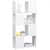 Book Cabinet Room Divider White 60x24x124.5 cm Engineered Wood