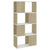 Book Cabinet Room Divider White and Sonoma Oak 60x24x124.5 cm