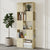 Book Cabinet Room Divider Sonoma Oak 60x24x155 cm