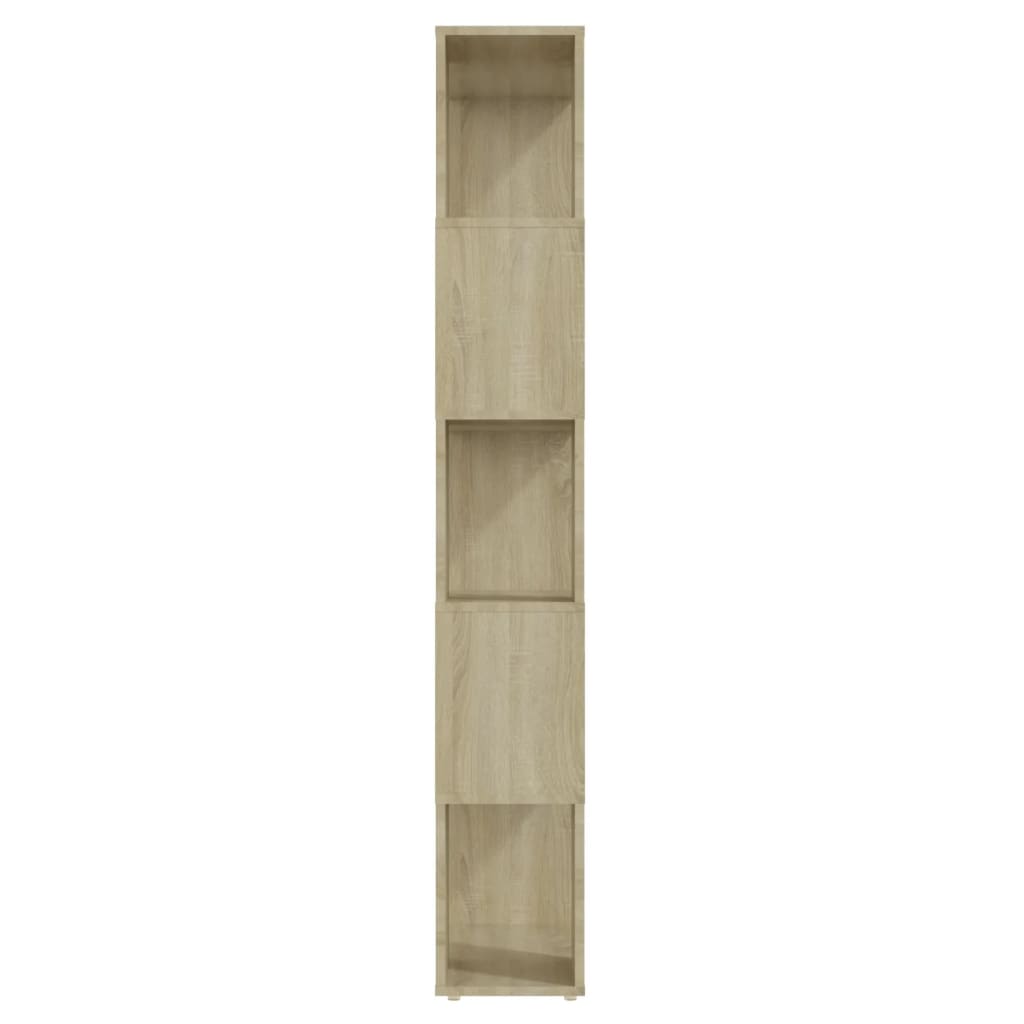 Book Cabinet Room Divider Sonoma Oak 60x24x155 cm