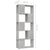 Book Cabinet Room Divider Concrete Grey 60x24x155 cm