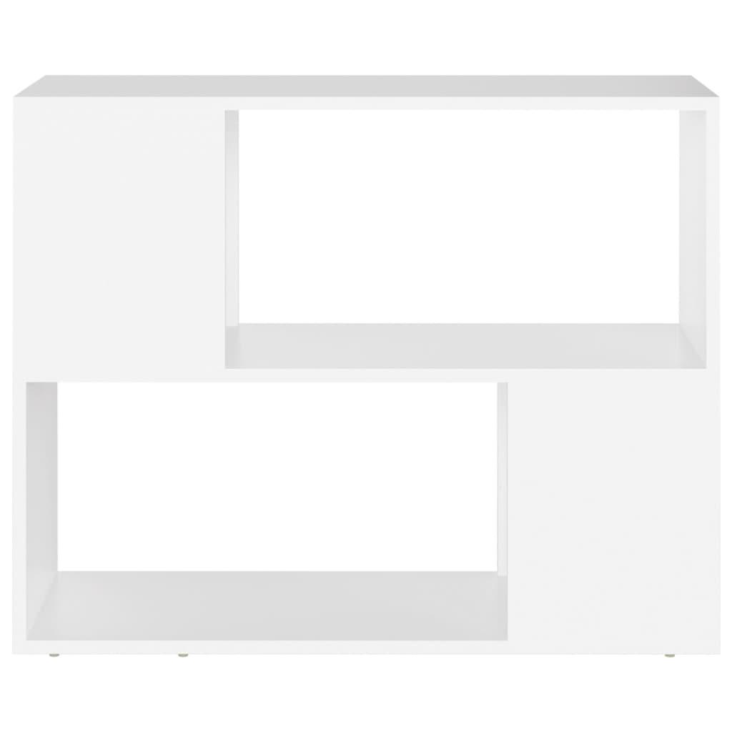 TV Cabinet White 80x24x63 cm Engineered Wood