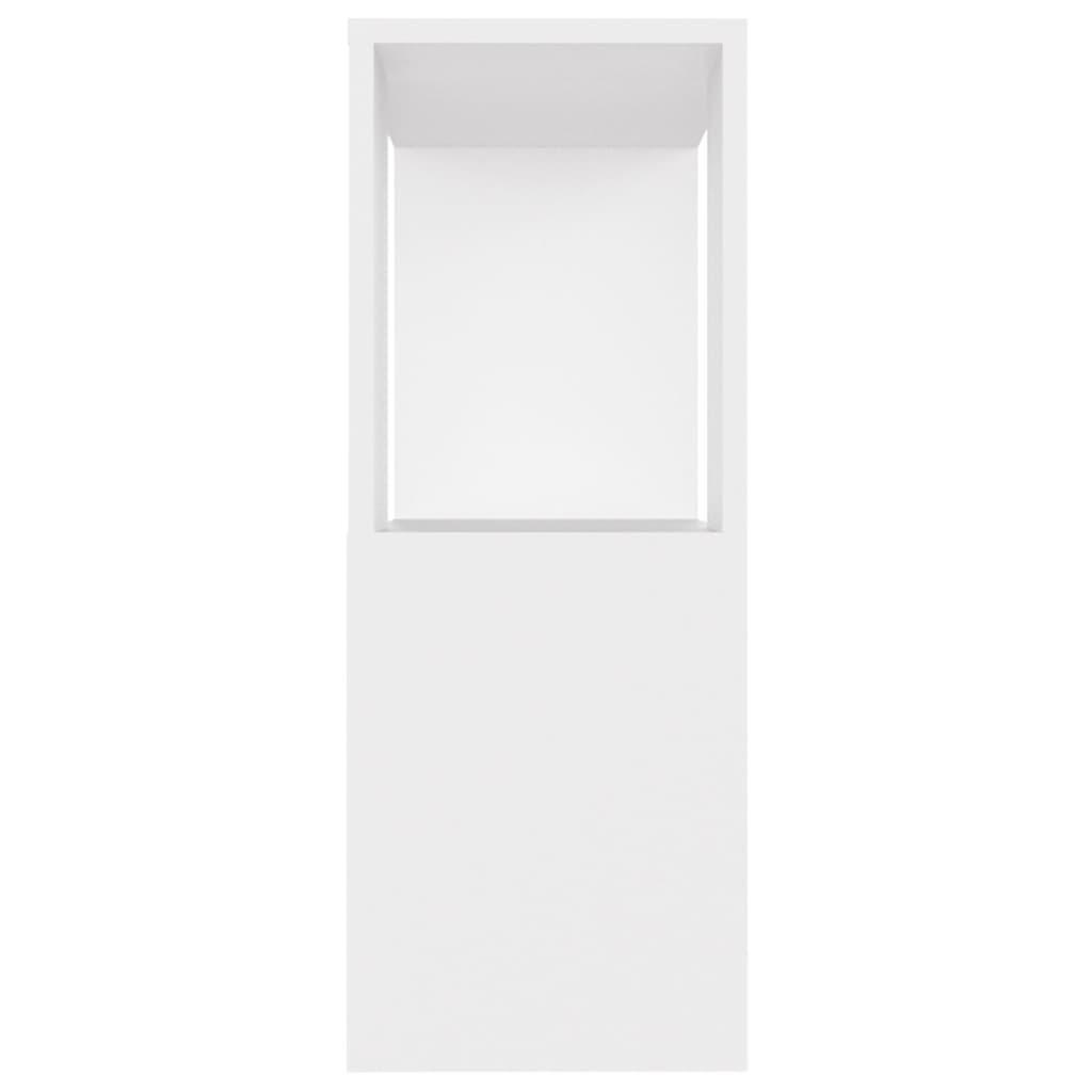 TV Cabinet White 80x24x63 cm Engineered Wood