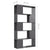 Book Cabinet Room Divider High Gloss Grey 80x24x155 cm Engineered Wood