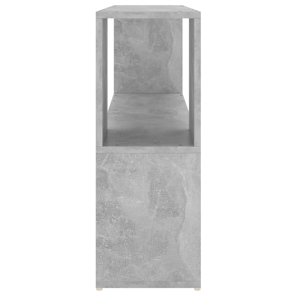 Book Cabinet Concrete Grey 100x24x63 cm Engineered Wood