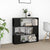 Book Cabinet Room Divider Black 100x24x94 cm