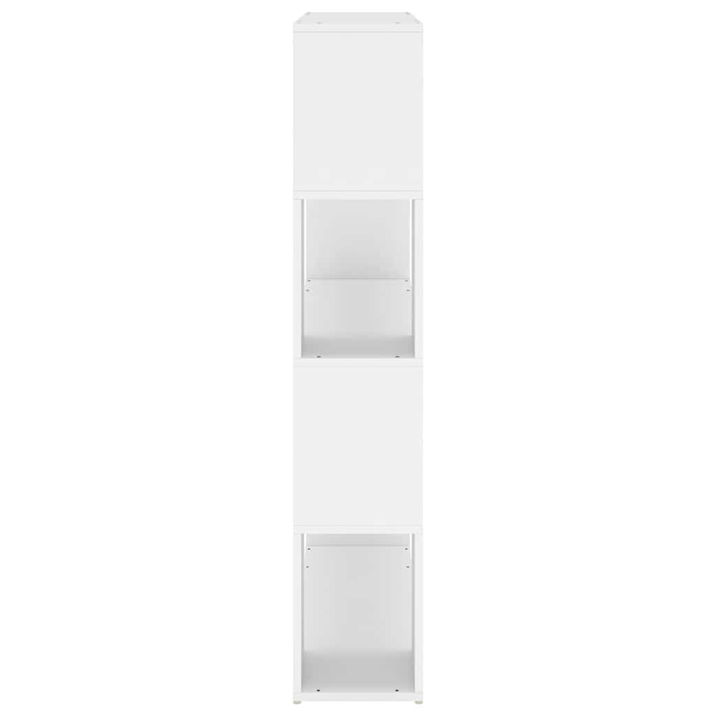 Book Cabinet Room Divider White 100x24x124 cm