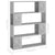 Book Cabinet Room Divider Concrete Grey 100x24x124 cm