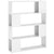 Book Cabinet Room Divider High Gloss White 100x24x124 cm