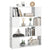 Book Cabinet Room Divider High Gloss White 100x24x124 cm