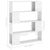 Book Cabinet Room Divider High Gloss White 100x24x124 cm