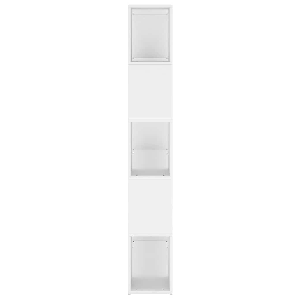 Book Cabinet Room Divider White 100x24x155 cm Engineered Wood