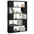 Book Cabinet Room Divider Black 100x24x155 cm Engineered Wood