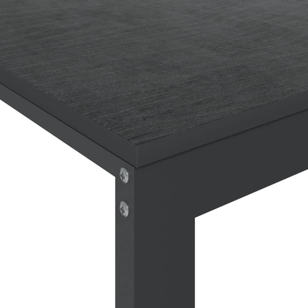 Computer Desk Black 110x60x73 cm Engineered Wood