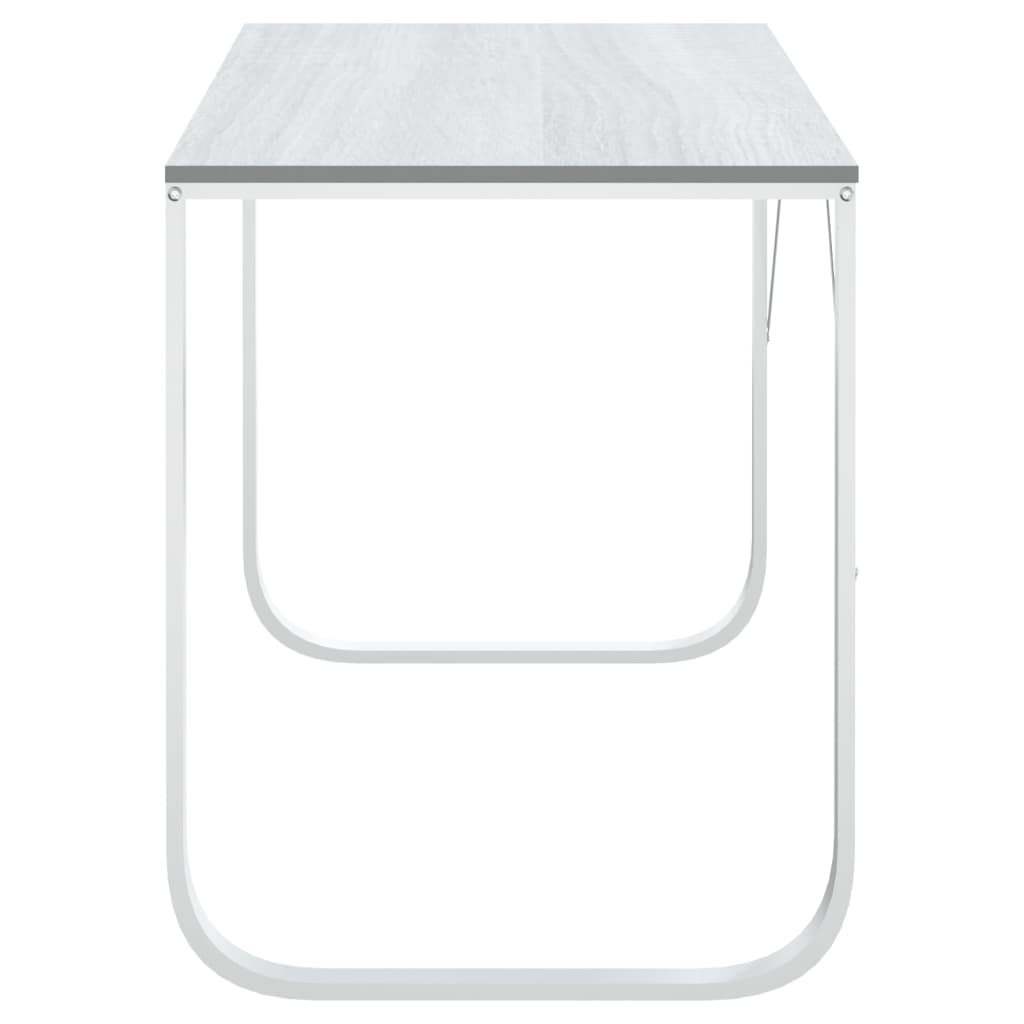 Computer Desk White 110x60x73 cm Engineered Wood