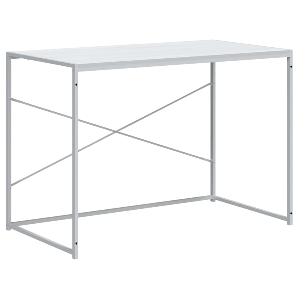 Computer Desk White 110x60x70 cm Engineered Wood