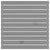 Garden Footstool Grey Solid Pinewood