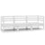 3 Piece Garden Lounge Set Solid Pinewood White