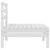 3 Piece Garden Lounge Set Solid Pinewood White
