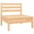 3 Piece Garden Lounge Set Solid Pinewood