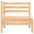 4 Piece Garden Lounge Set Solid Pinewood