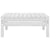 4 Piece Garden Lounge Set Solid Pinewood White