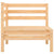 4 Piece Garden Lounge Set Solid Pinewood