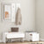 Hallway Furniture Set White Engineered Wood