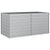 Garden Raised Bed 160x80x77 cm Galvanized Steel Silver