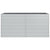 Garden Raised Bed 160x80x77 cm Galvanized Steel Silver