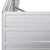 Garden Raised Bed 160x80x77 cm Galvanized Steel Silver