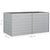 Garden Raised Bed 160x80x77 cm Galvanized Steel Silver