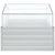 Garden Raised Bed with Greenhouse 100x100x85 cm Silver