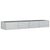 Garden Raised Bed 320x80x45 cm Galvanized Steel Silver