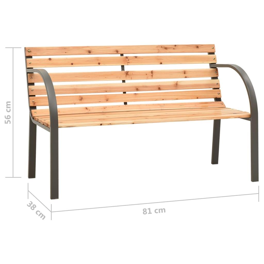 Children Garden Bench 81 cm Solid Wood Chinese Fir