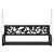 Garden Swing Bench 125 cm Steel and Plastic Black
