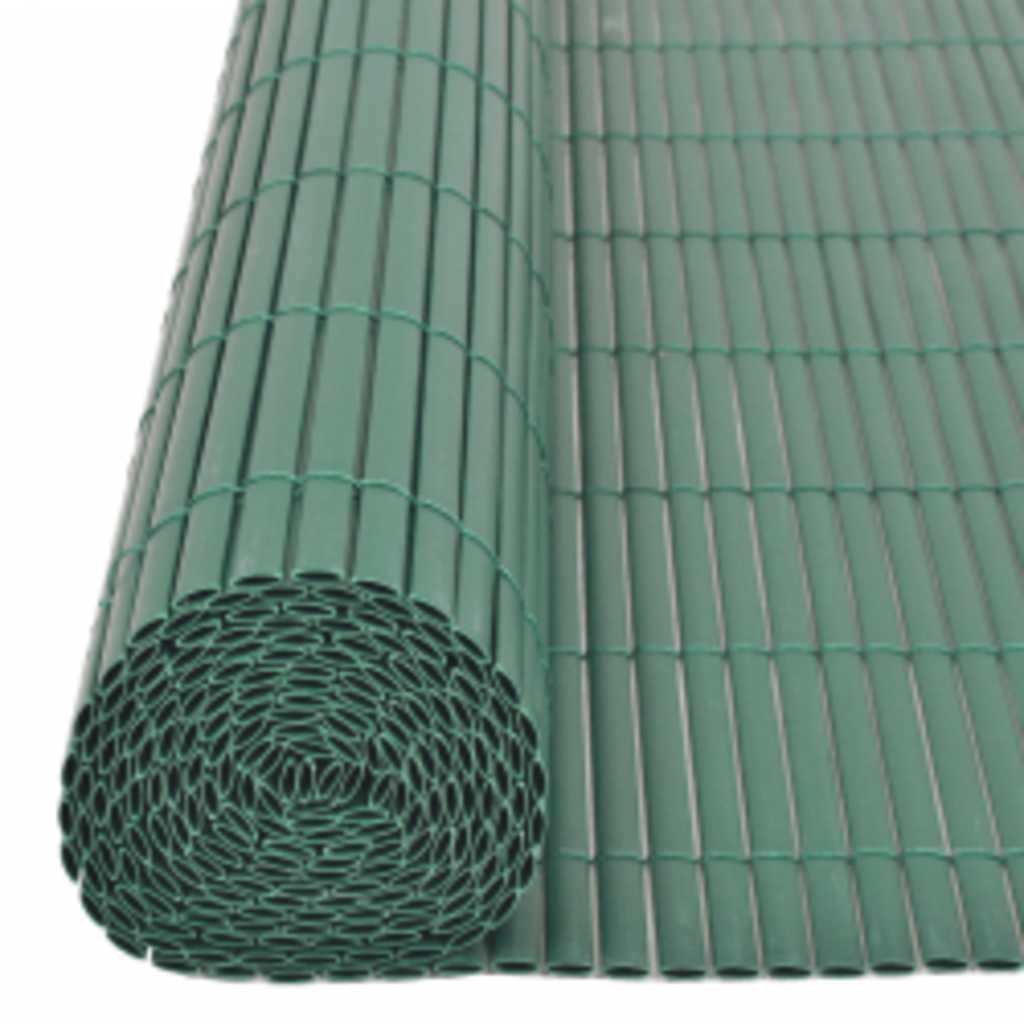 Double-Sided Garden Fence 110x300 cm Green