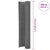 Double-Sided Garden Fence 110x400 cm Grey