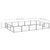 Dog Kennel Black 15 m² Steel