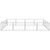 Dog Kennel Silver 16 m² Steel