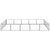 Dog Kennel Black 25 m² Steel