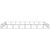 Dog Kennel Black 40 m² Steel