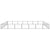 Dog Kennel Black 42 m² Steel